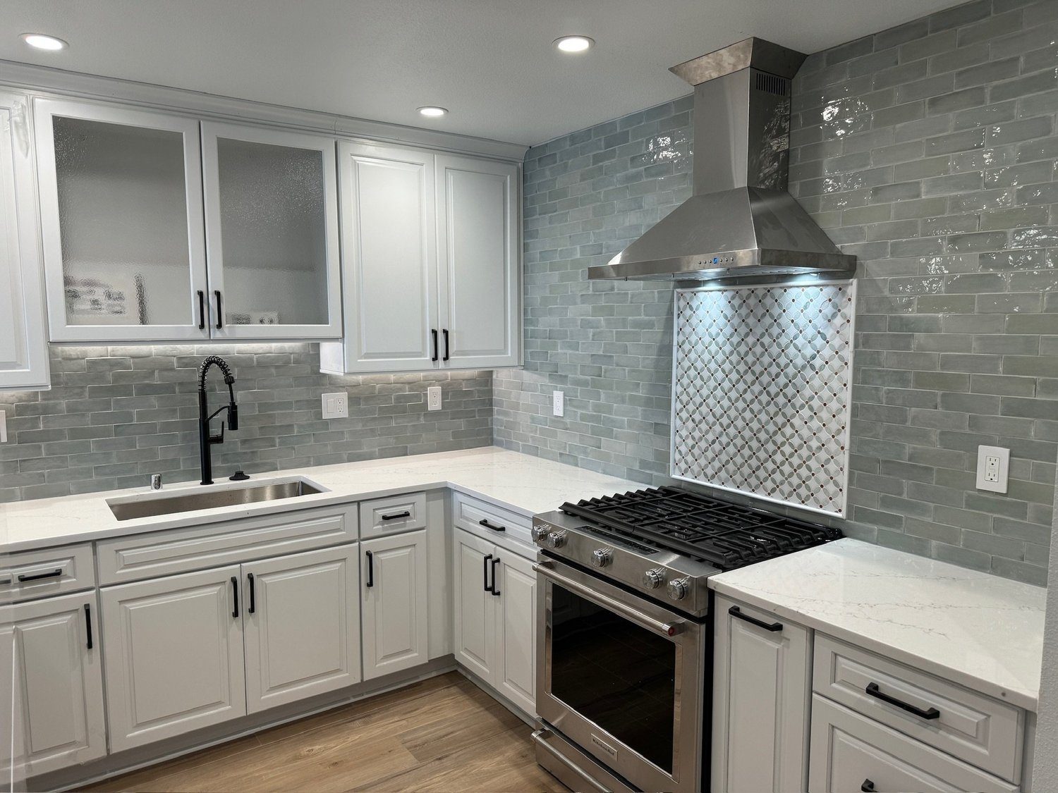 Complete interior remodel with new kitchen